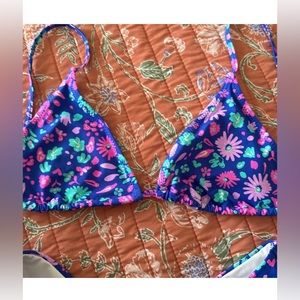 Bright swimwear bikini top